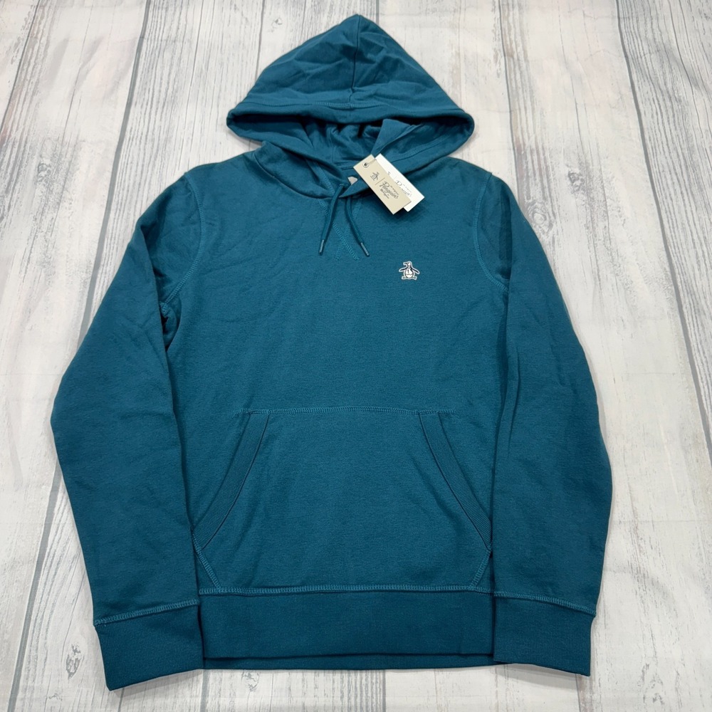 NWT Original‎ Penguin Hoodie Sweatshirt S Blue Mens Skate Surf Streetwear